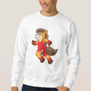 Horse at Running Sweatshirt