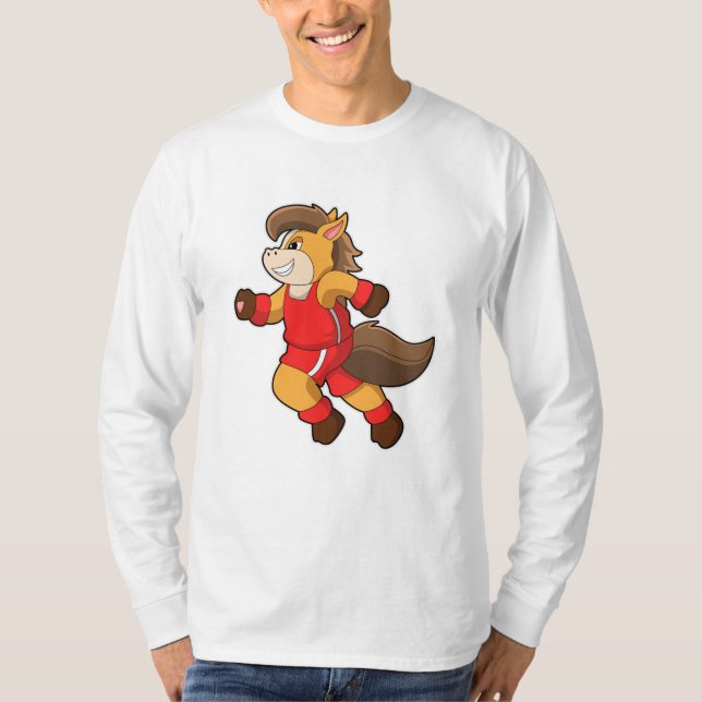 Horse at Running T-Shirt (Front)