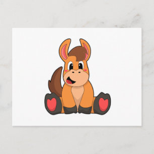 Horse at Sitting Postcard