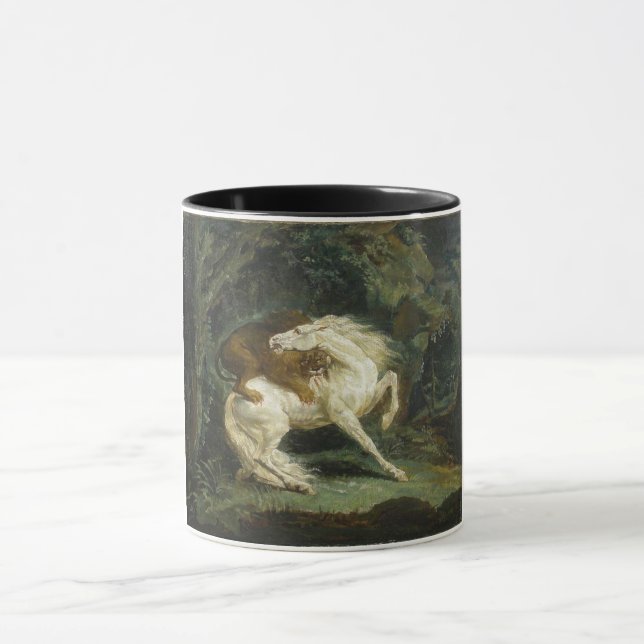 Horse Attacked by a Lion Mug (Center)
