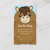 Horse Baby Shower Blue Boy