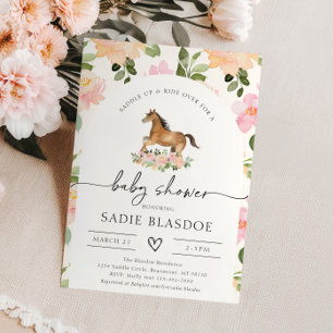 Horse Baby Shower Invitation