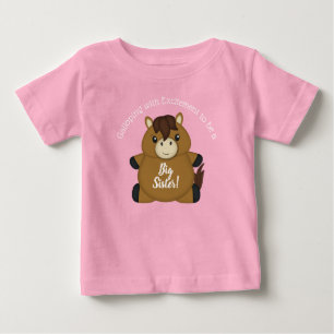 Horse Baby Shower Pink Girl T-Shirt