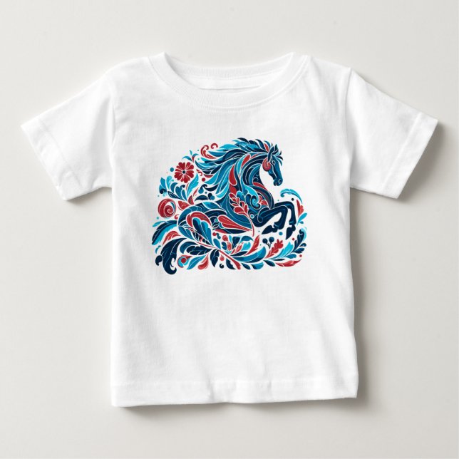 Horse Baby T-Shirt (Front)