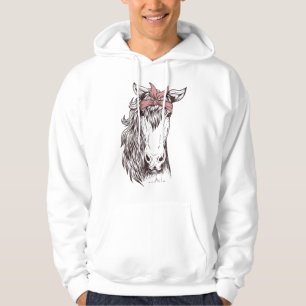 Horse Bandana for Horseback Riding Horse Lover Gif Hoodie