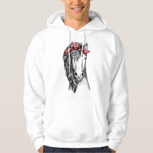 Horse Bandanna for Horseback Riding Horse Lover T- Hoodie