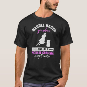 Horse Barrel Racer Grandmother Rodeo Grandma Barre T-Shirt