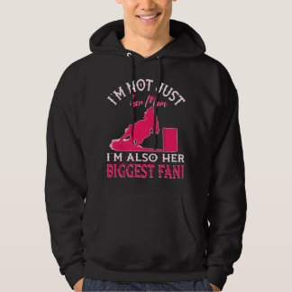 Horse Barrel Racing I'm not just her Mom Rodeo Hoodie