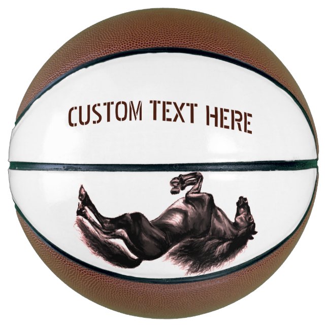 Horse Basketball Personalized Custom Text (Front)