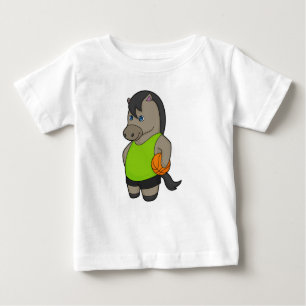 Horse Basketball player Basketball Baby T-Shirt