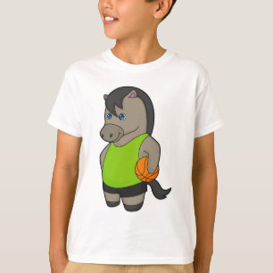 Horse Basketball player Basketball T-Shirt