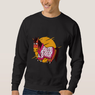 Horse Bathrobe Horse Silhouette Bath Horse Sweatshirt