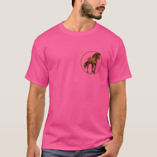 Horse Beautiful Red Chestnut Egyptian family T-Shirt