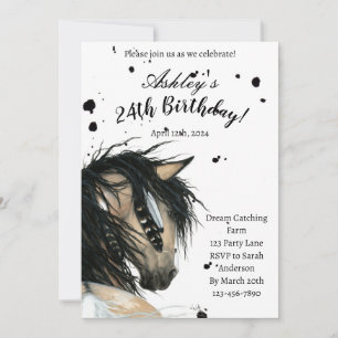 Horse Birthday Card by Amylyn Bihrle