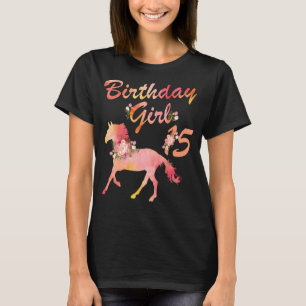 Horse   Birthday Girl Love Horses 15 Years Old Tee