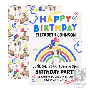 Horse Birthday Invitation