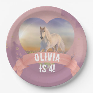 Horse Birthday Party Paper Plate