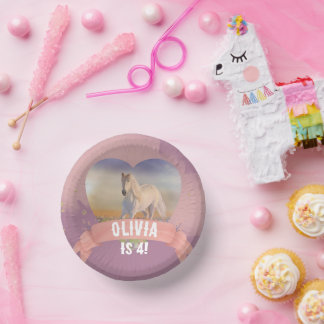 Horse Birthday Party Paper Plate