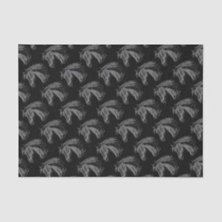 Horse: Black Tissue Paper
