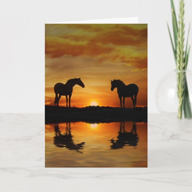 Horse Blank Note Card (Front)