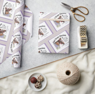 horse blanket add label featuring my jamie wrapping paper