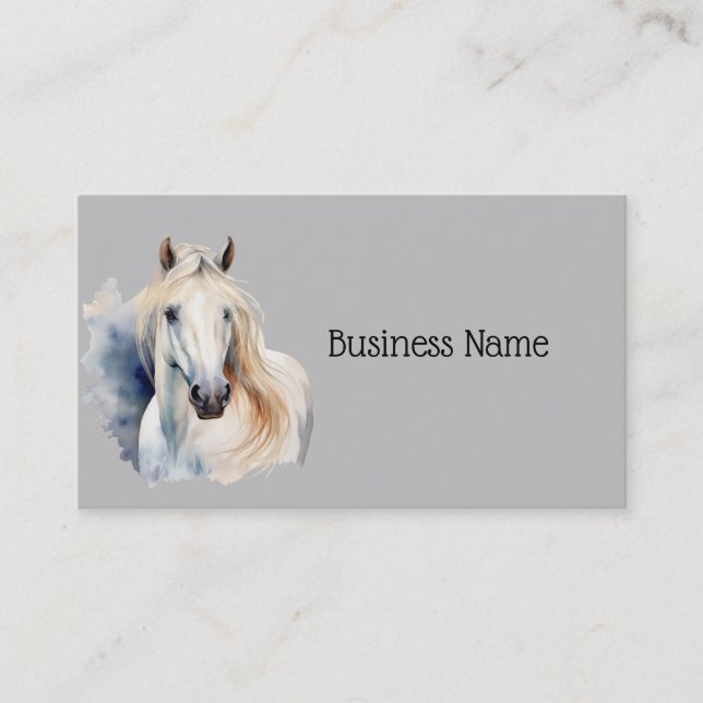 Horse Boarding Business Card (Front)