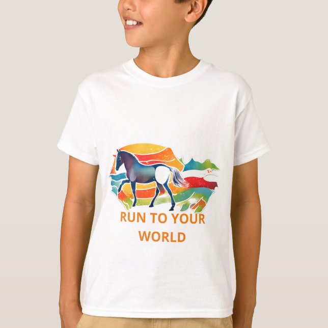 HORSE Boys' T-Shirts (Front)