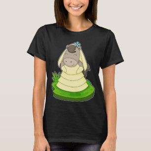 Horse Bride Flower Wedding T-Shirt