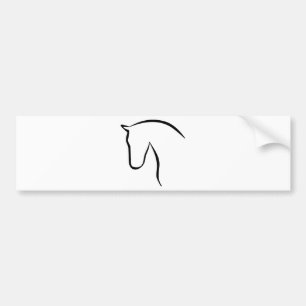 horse bumper sticker