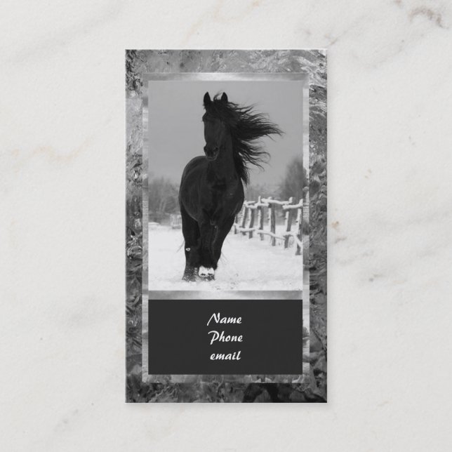 Horse Business Card (Front)