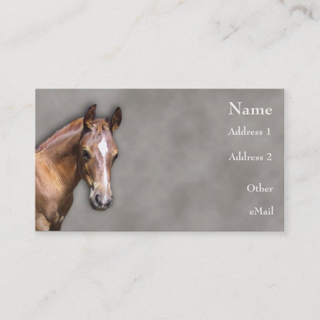 Horse Business Card (Front)