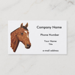 Horse Business Card
