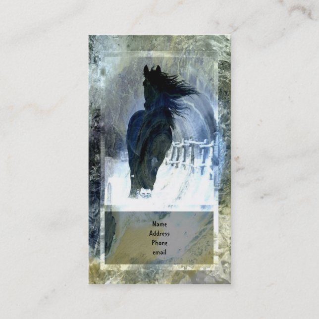 Horse Business Card (Front)