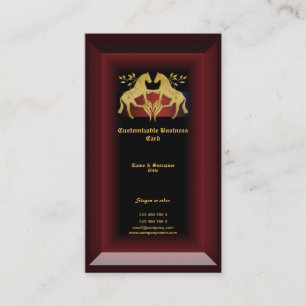 Horse business profile ranch western card