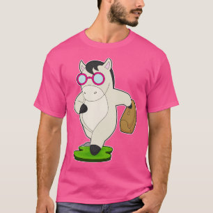 Horse Business woman Briefcase T-Shirt