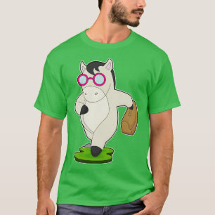 Horse Business woman Briefcase T-Shirt
