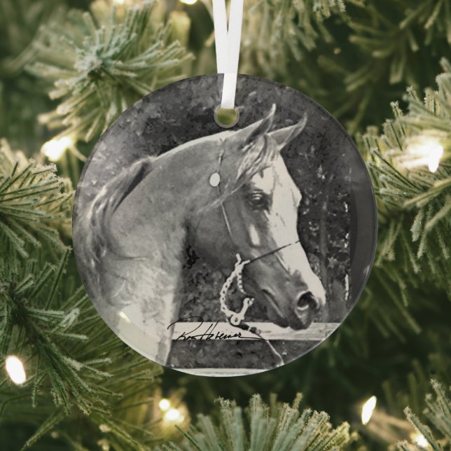 Horse by Hevener Glass Tree Decoration (Insitu)
