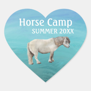 Horse Camp Summer Custom year stickers