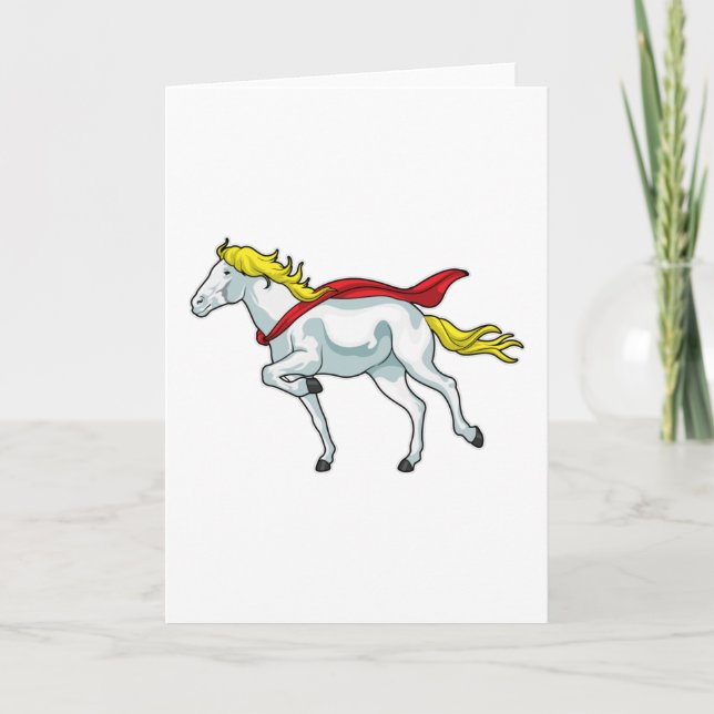 Horse Cape Card (Front)