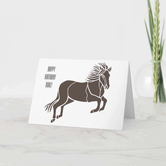 Horse Card (Front)