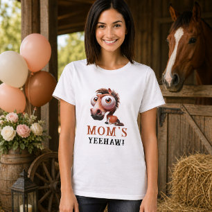 Horse Caricatures 1st Birthday Party T-Shirt