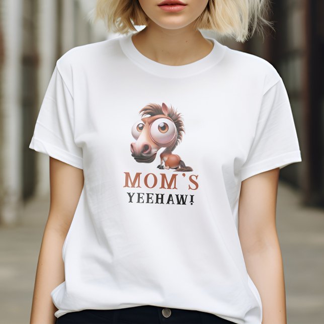 Horse Caricatures 1st Birthday Party T-Shirt (Creator Uploaded)