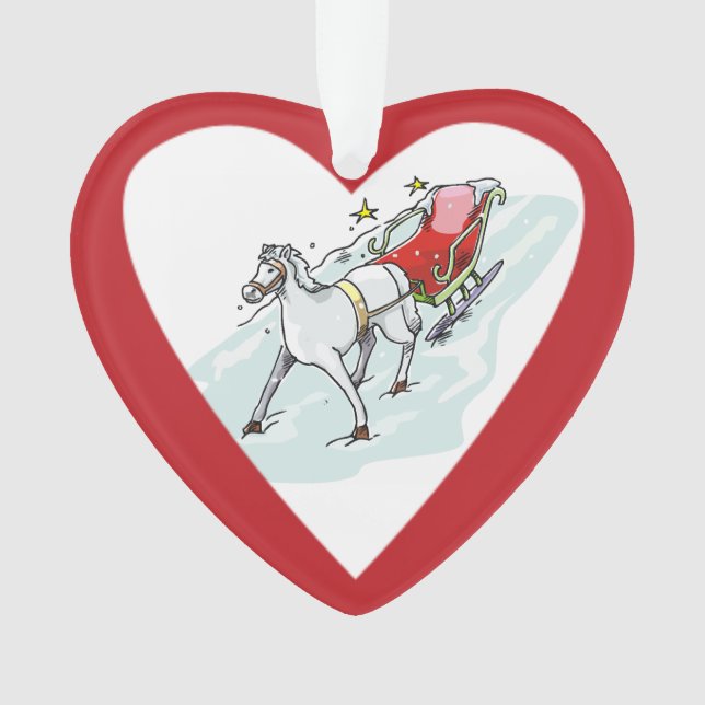 Horse & Carriage - Ornament (Front)