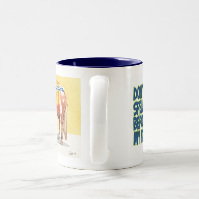 Horse Cartoon coffee mug (Handle)