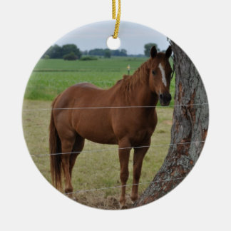 Horse Ceramic Tree Decoration