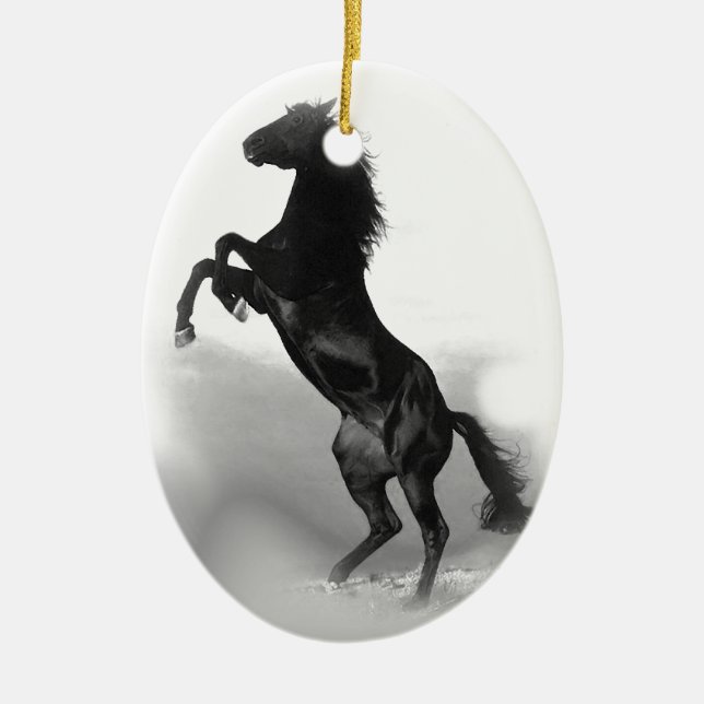 Horse Ceramic Tree Decoration (Front)