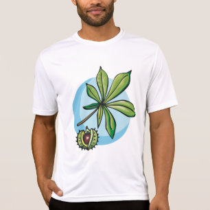 Horse Chestnut Leaf and Conker T-Shirt