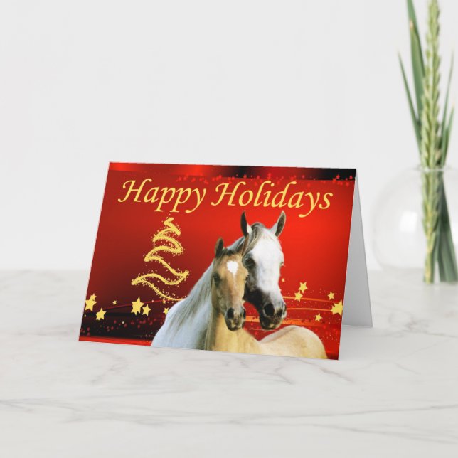 Horse Christmas Card (Front)