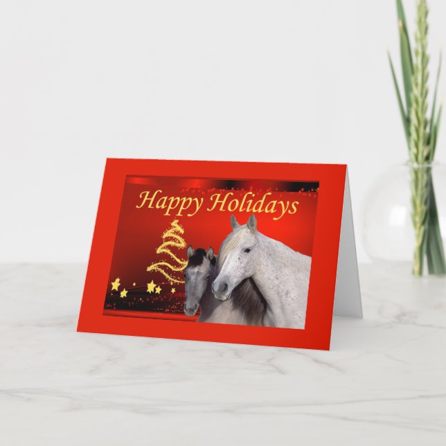 Horse Christmas Card (Front)