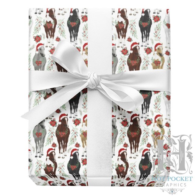 Horse Christmas Wrapping Paper (Creator Uploaded)